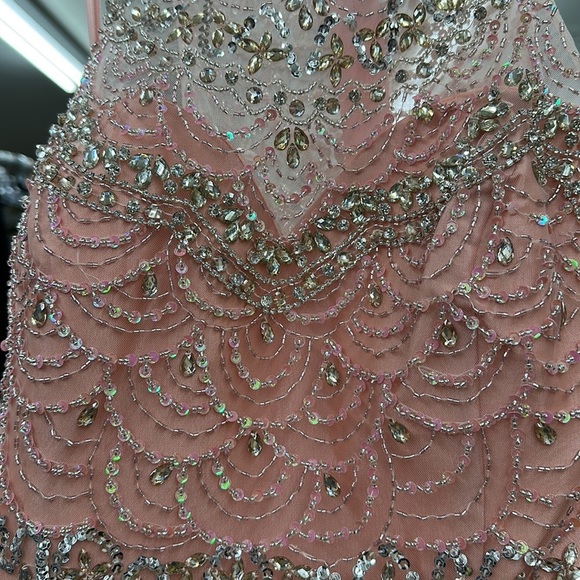 1694 2 PC Sexy Mermaid Blush Dress - Picture 7 of 7